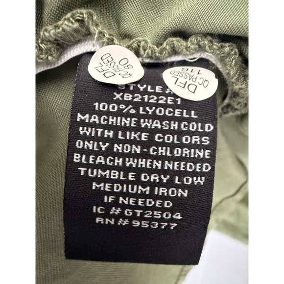 Women's Sanctuary Baja Tie Shirt, Size L, Green - Picture 7 of 9